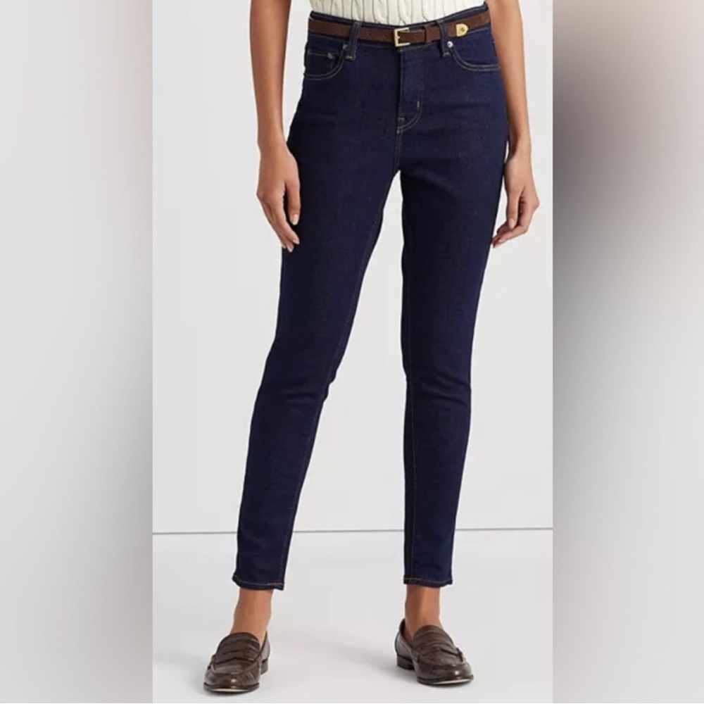 NWT RALPH LAUREN CLASSIC SKINNY CURVY JEANS